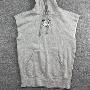 Flag Nor‎ Fail Hoodie Sleeveless Mens Small No Handouts Gym Athletic Pullover